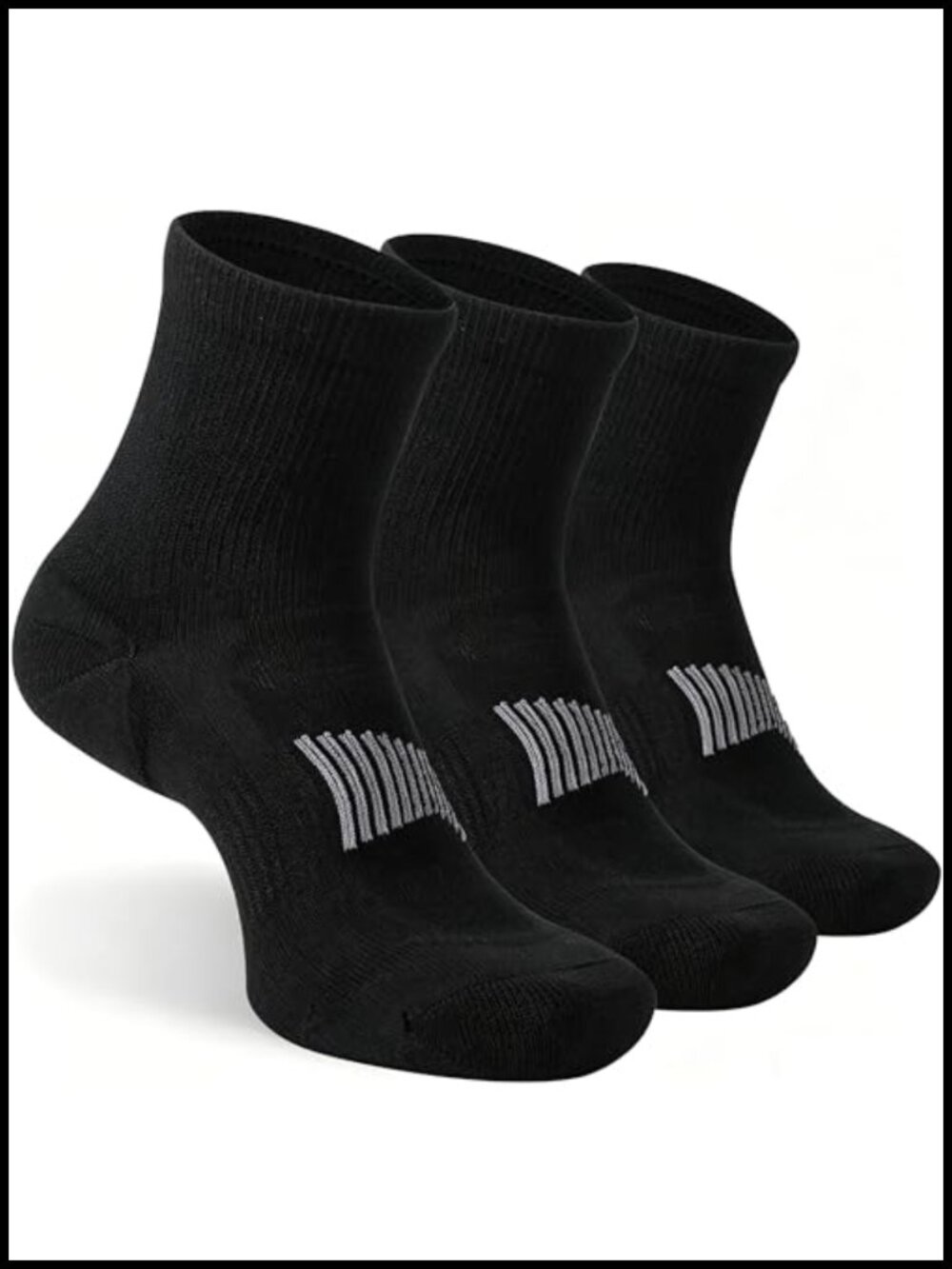 3 Pairs 90% Merino Wool Ankle Business Casual Thin Wool Socks